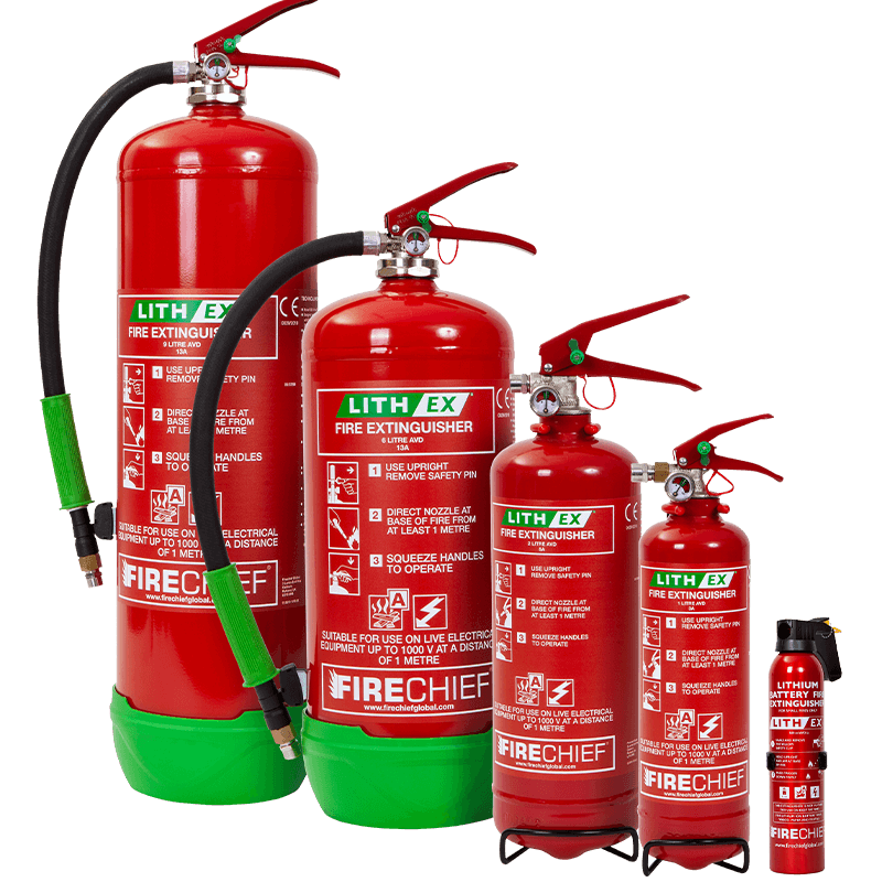 How do you stop a Lithium-ion battery fire? Lithium-ion Battery Fire Extinguishers are part of the Lithium-ion Battery Safety Range